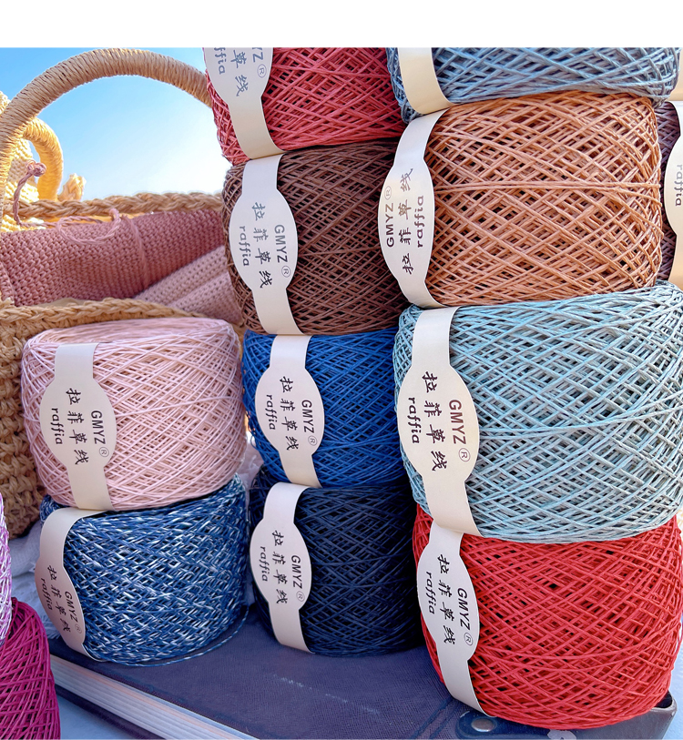 220M/Roll Washable Japanese Pl - Crochet Bag Raffia incelemesi ve fiyatı